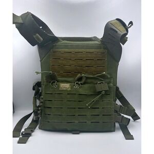 Valken Tactical Plate Carrier Vest Molle Green Adjustable Airsoft Paintball Gear